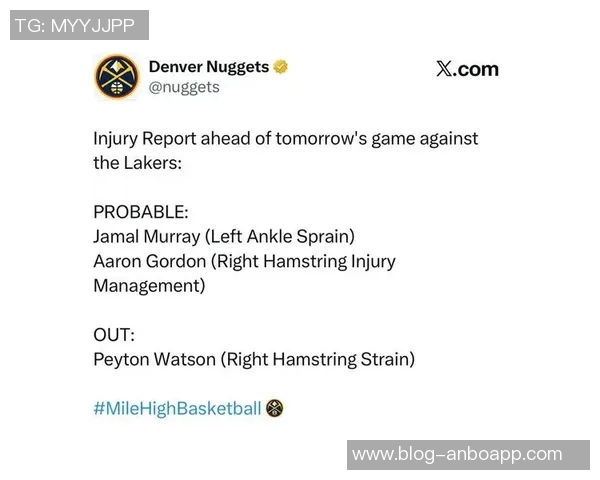 掘金队再遭伤病困扰沃特森腿筋二级拉伤恐缺阵数周 掘金队再遭伤病困扰沃特森腿筋二级拉伤恐缺阵数周